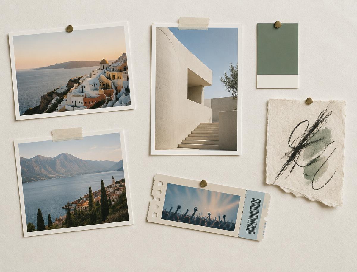 Ein persönliches visuelles Moodboard